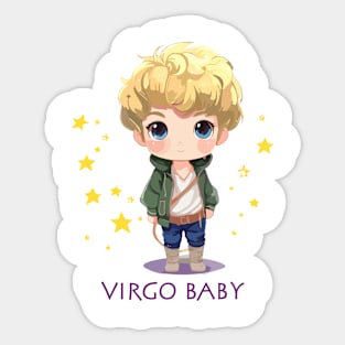 Virgo Baby 4 Sticker